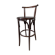 Tabouret bar en bois courbé