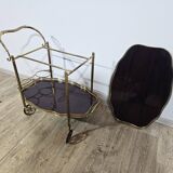 Luxurious bar cart,Maison Jansen, Hollywood Regency, France, 1950s/70s