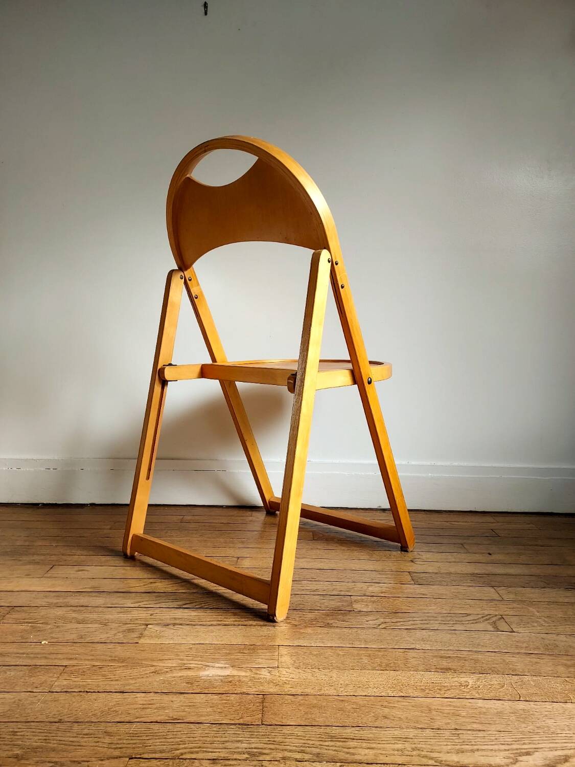 Vintage folding chair by OTK model 23, 1950s