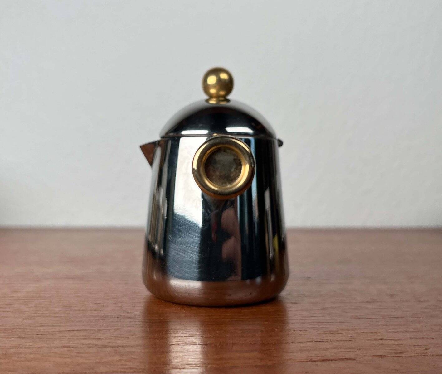 Espresso cups and saucers from the Italian postmodern Lavazza Oro series by Balzano, 1980s, set of 7.