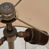 Old "Maison Charles" style bronze lamp