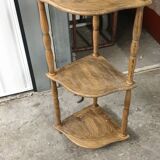 Corner wall shelf