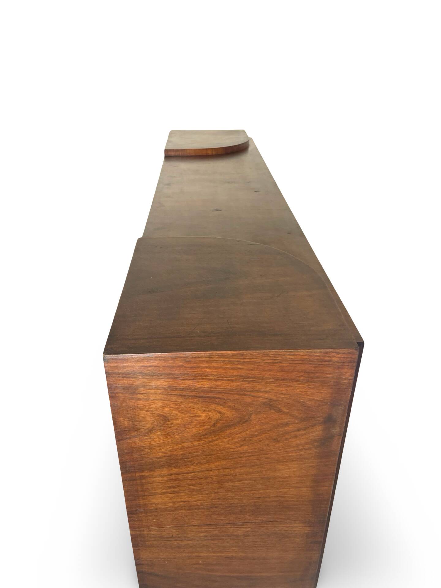 Striking Art Deco birch wood sideboard