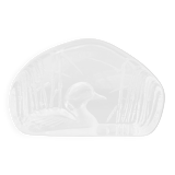 Canard bloc de cristal de suède