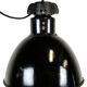 Industrial bauhaus black enamel pendant lamp, 1930s