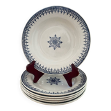 6 vintage St Amand soup plates