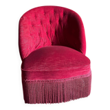 Upholstered toad chair