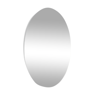 Miroir ovale biseauté sans encadrement