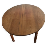 Solid cherry wood table with extension