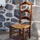 Rustic mulched nanny chair