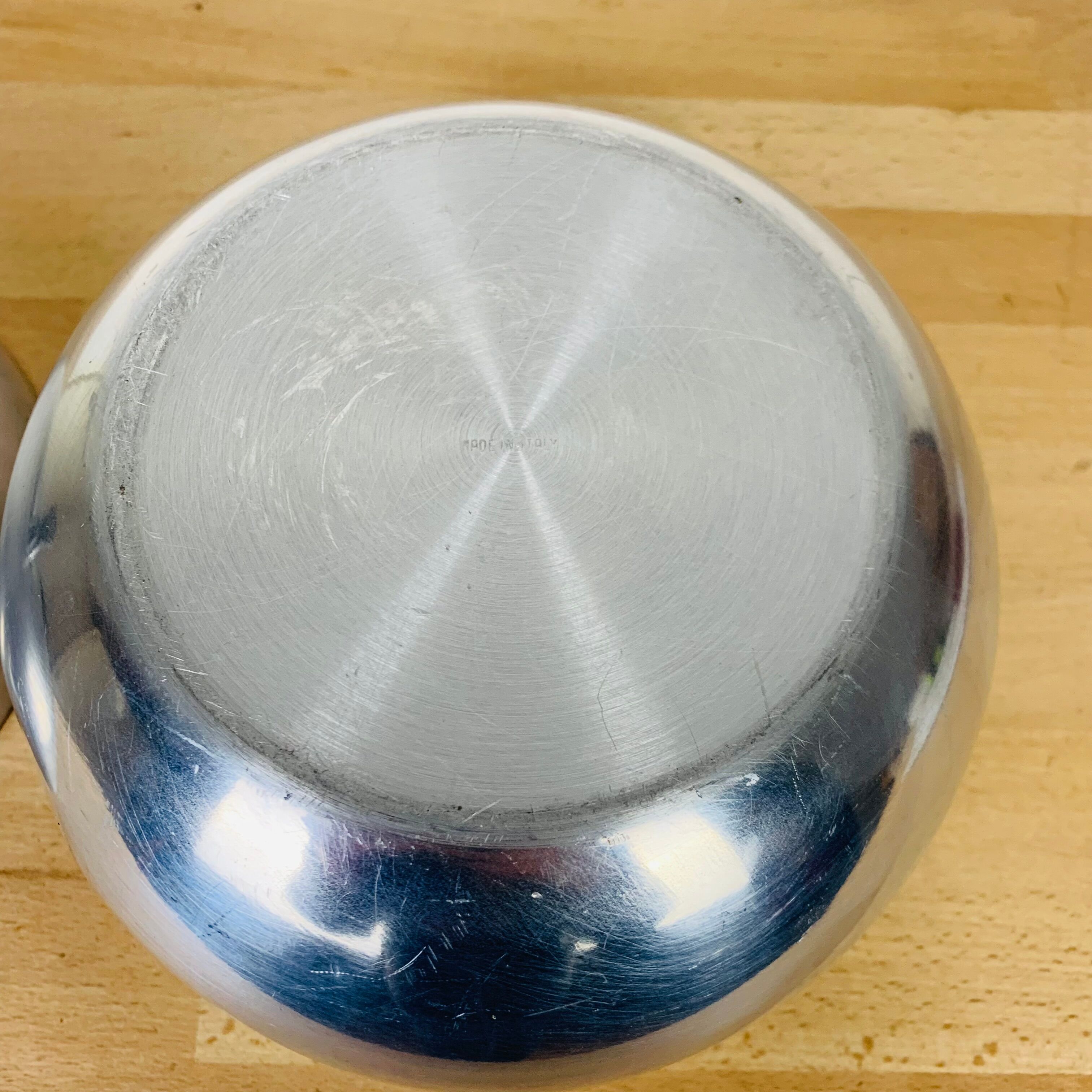 Ice bucket apple aluminum 70s