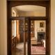 Old oak window from the early 20th century.