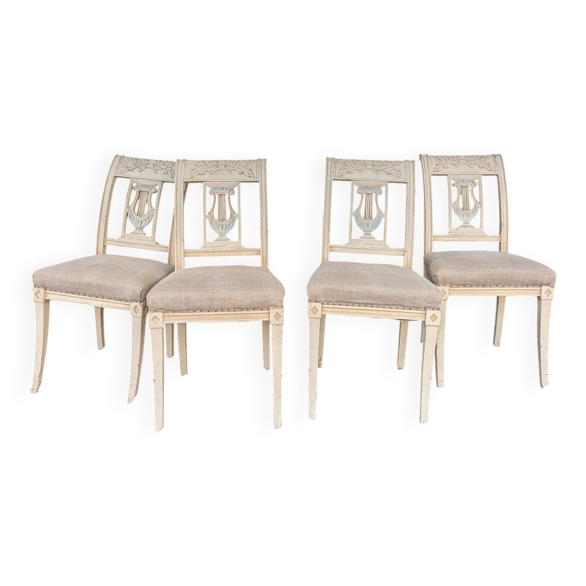 Lot 4 chaises directoire