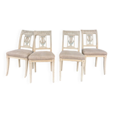Lot 4 chaises directoire