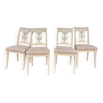 Lot of 4 Directoire chairs