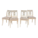 Lot 4 chaises directoire