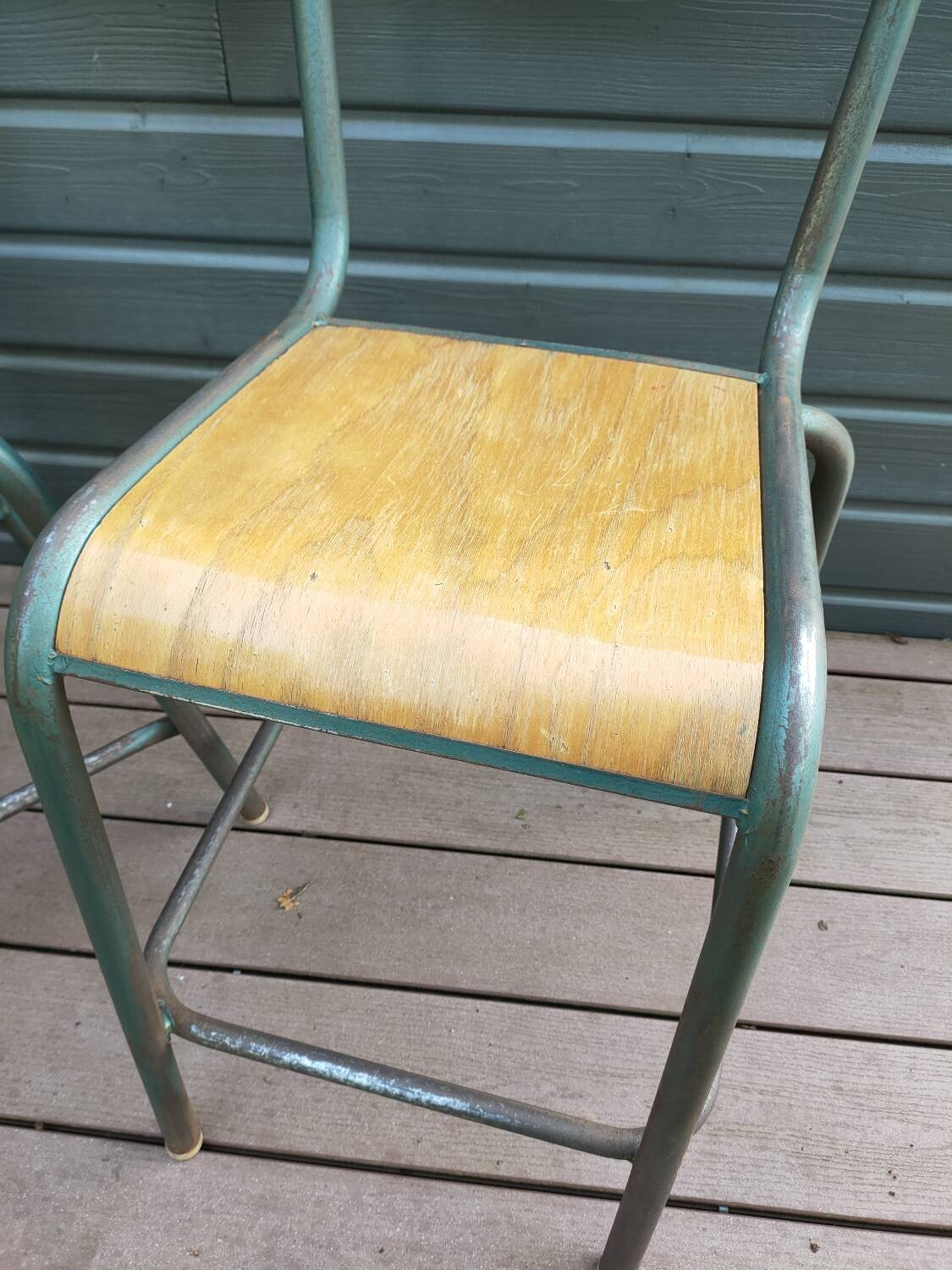 Lot de 10 chaises hautes d'école Mullca
