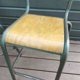 Set of 10 Mullca school high chairs