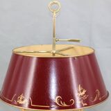 Bouillotte lamp in gilded bronze, Louis XV style, three lights