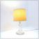 Sheraton glass table lamp, by Michael Bang for Holmegaard - 1970s