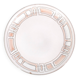 Hollow round dish, mesh model, in Niderviller earthenware, 1960s
