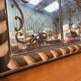 Large antique engraved and gilded wall mirror – Venetian style