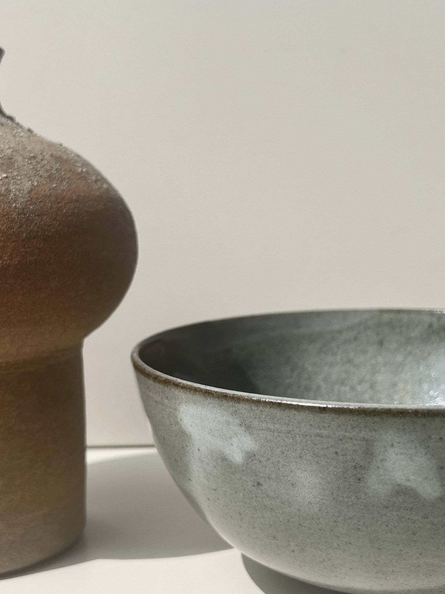 Bowl / ceramic pocket tray, glazed and signed, Brittany 1970