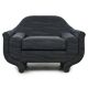 Paire de Fauteuils Design en Tissu Plissé