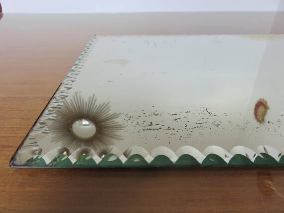 Mirror beveled 40/50 years - 45x30cm