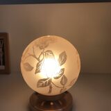 Deveau antique globe table lamp