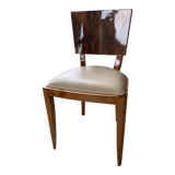 Set of 6 Art Deco elm burl chairs – 1930s – Excellent condition