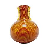 Vintage glass vase from HSG Laura, Poland, 1970s