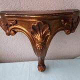 Golden wall shelf
