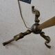Brass floor lamp
