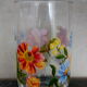 Set de 6 verres à fleurs à orangeade