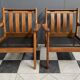 Set Teak Danish chairs by Jull Kristensen 1960s