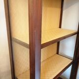 Vitrine style edouardienne en acajou