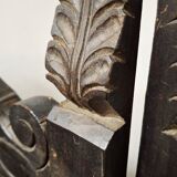 Antique Hand-Carved Wooden Room Divider