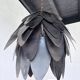 Brutalist suspension Jansen metal welded flower