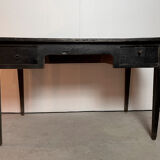 Black desk two drawers
