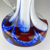 Hand-cut Murano glass pitcher by Carlo Moretti, Italy, 1970s.