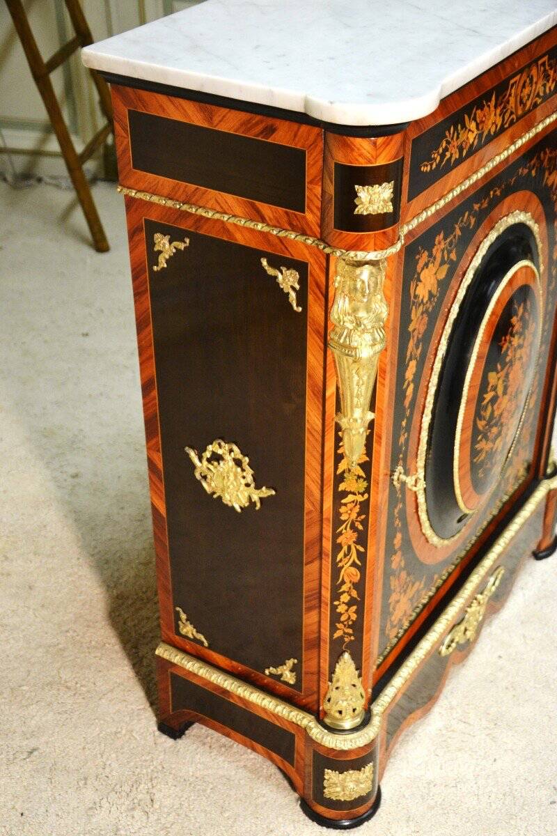 Napoleon 3 marquetry sideboard, 19th century