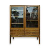 Rosewood display cabinet by Ole Wanscher for Jeppesen Denmark 1950s