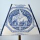 Blue toile de Jouy lampshade