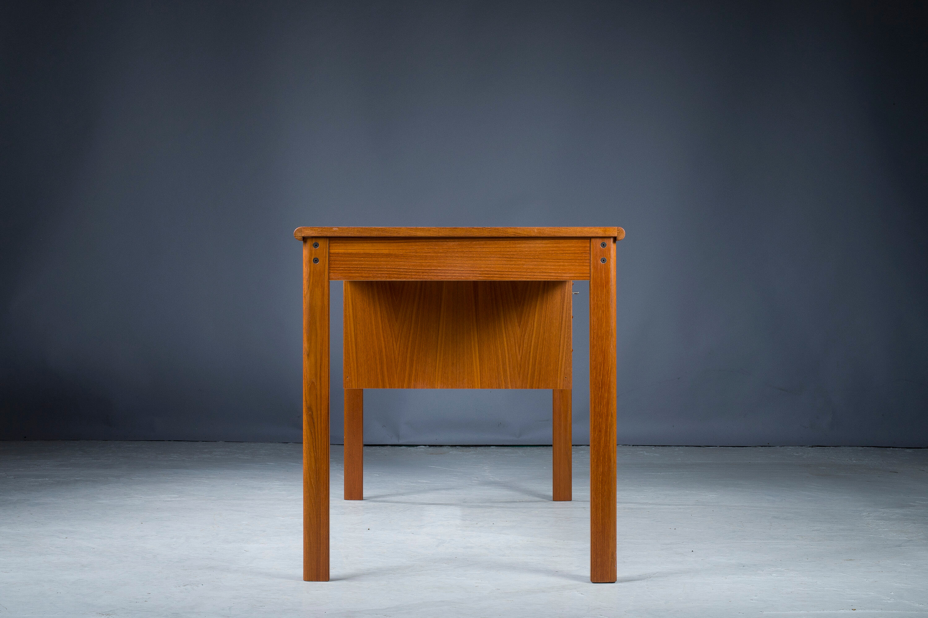 Danish teak desk by Peter Lovig Nielsen for Hedensted Mobelfabrik, 1961