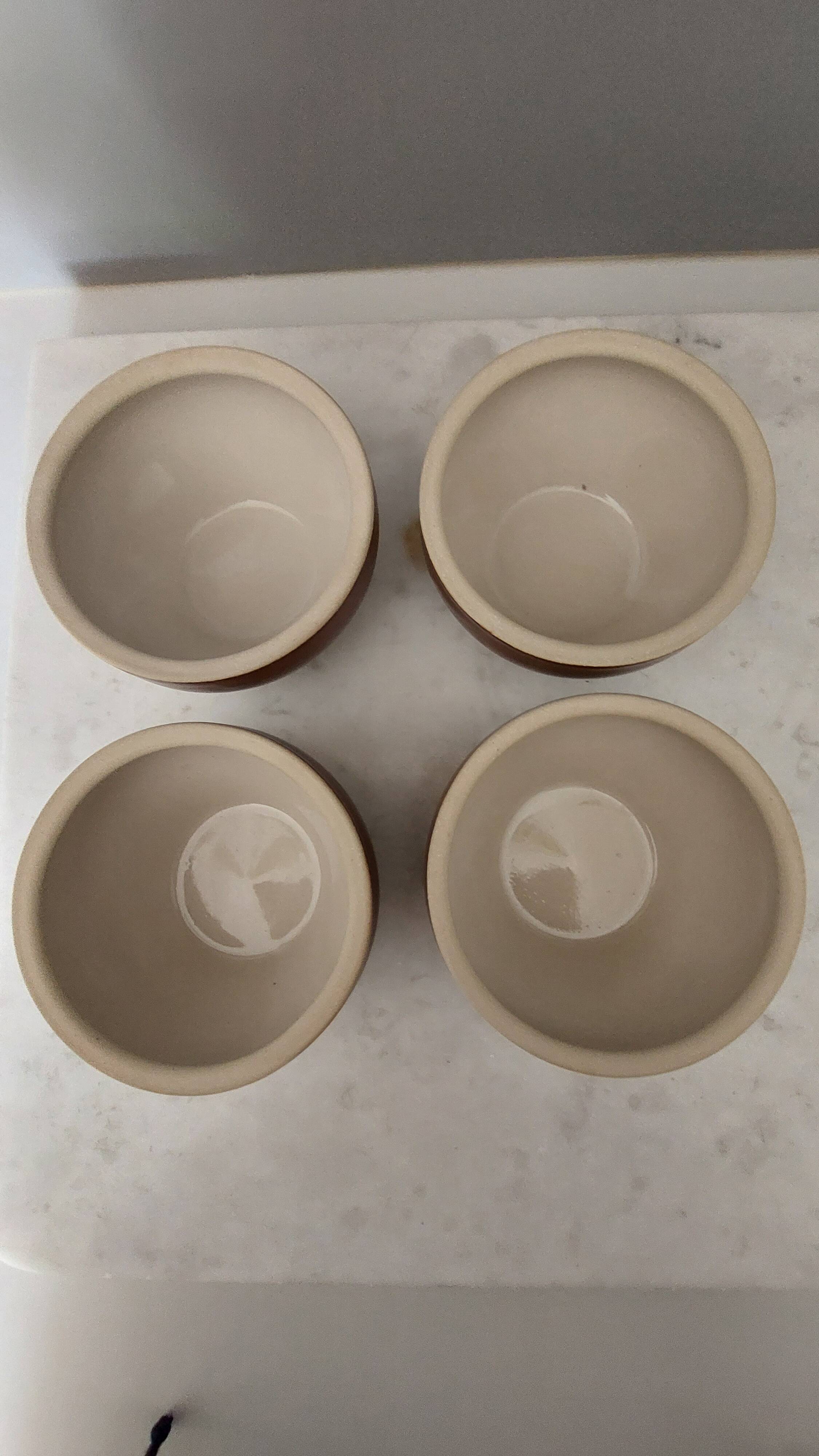 4 petits bols tamponné DIGOIN