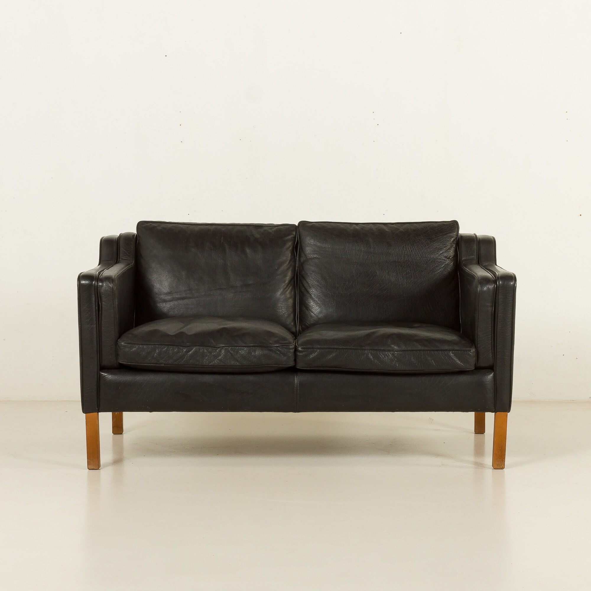 Stouby leather sofa, Denmark 1970s