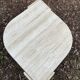 Table basse travertin