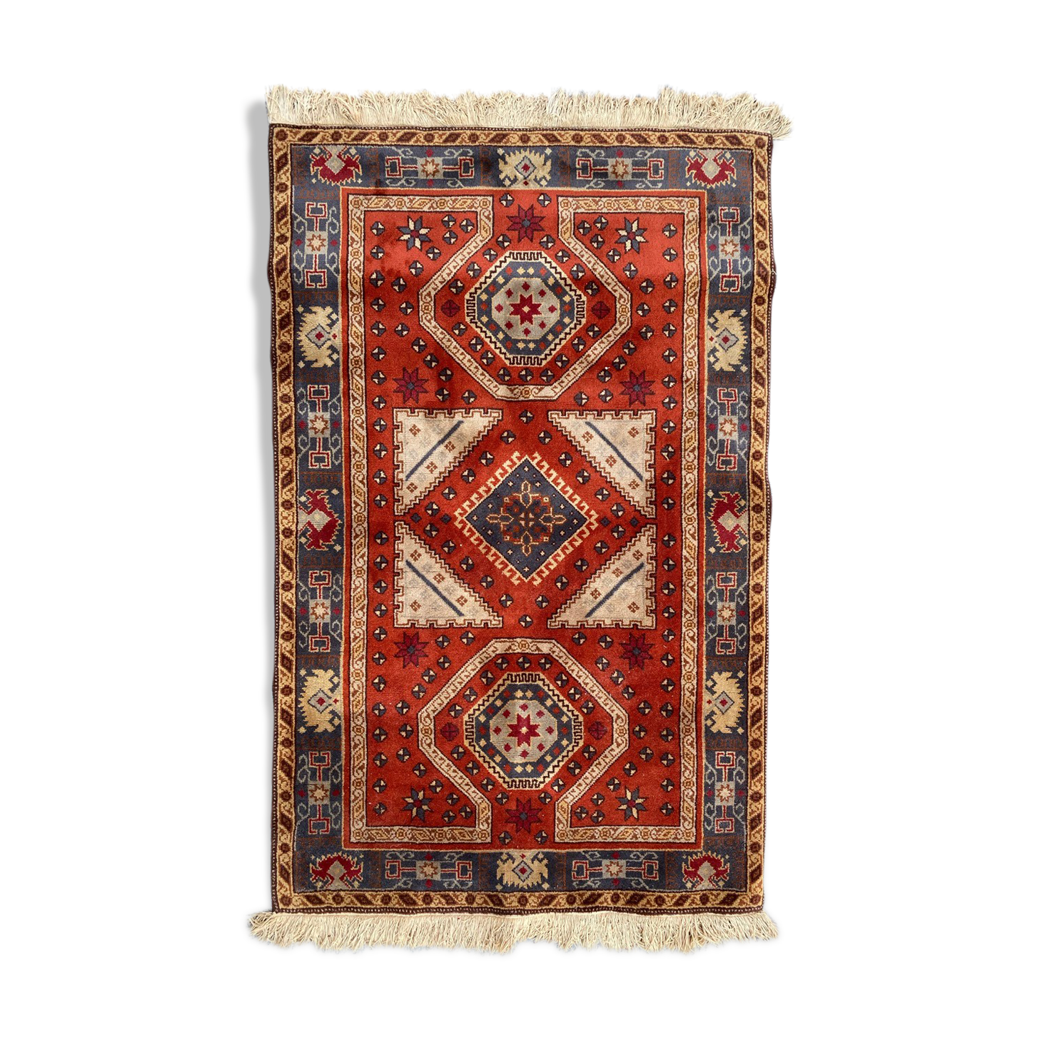 Turkish vintage carpet 100x160 cm