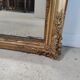 Rectangular golden mirror moldings plant motifs nineteenth H: 130cm